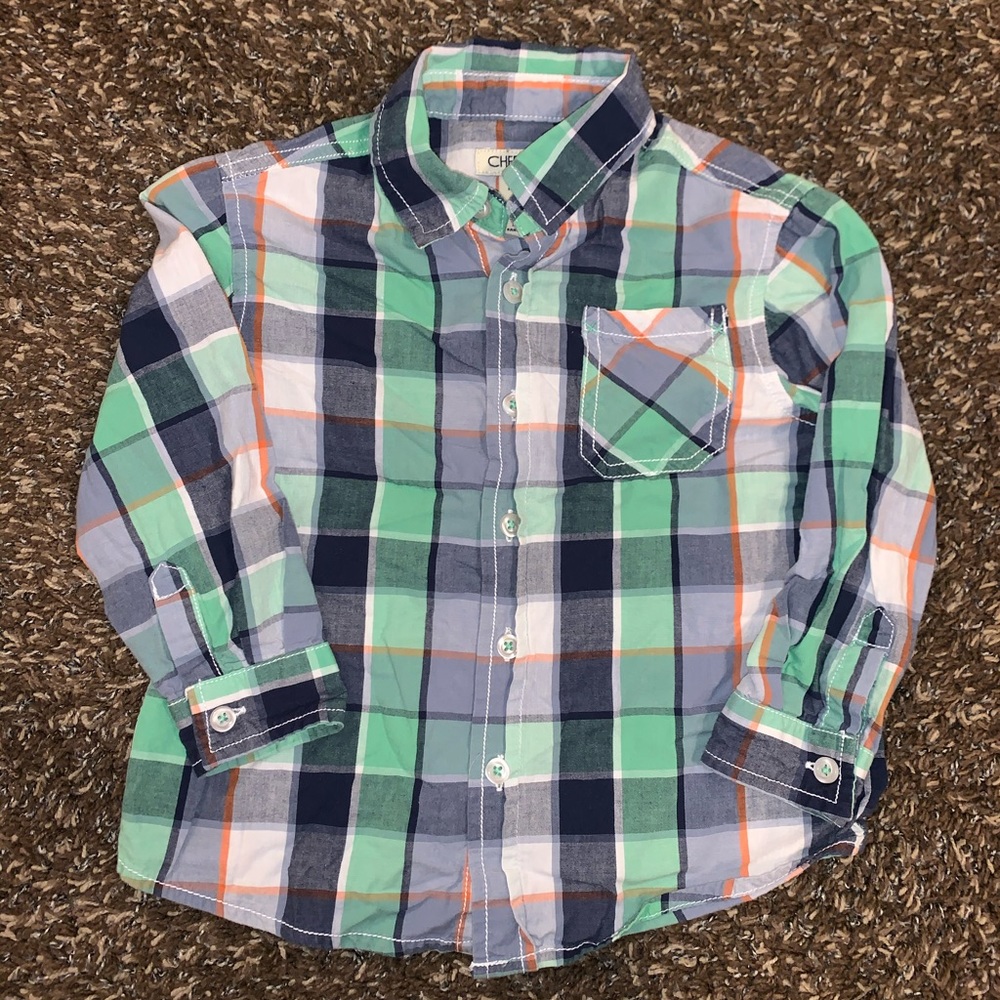Toddler boy button up shirt